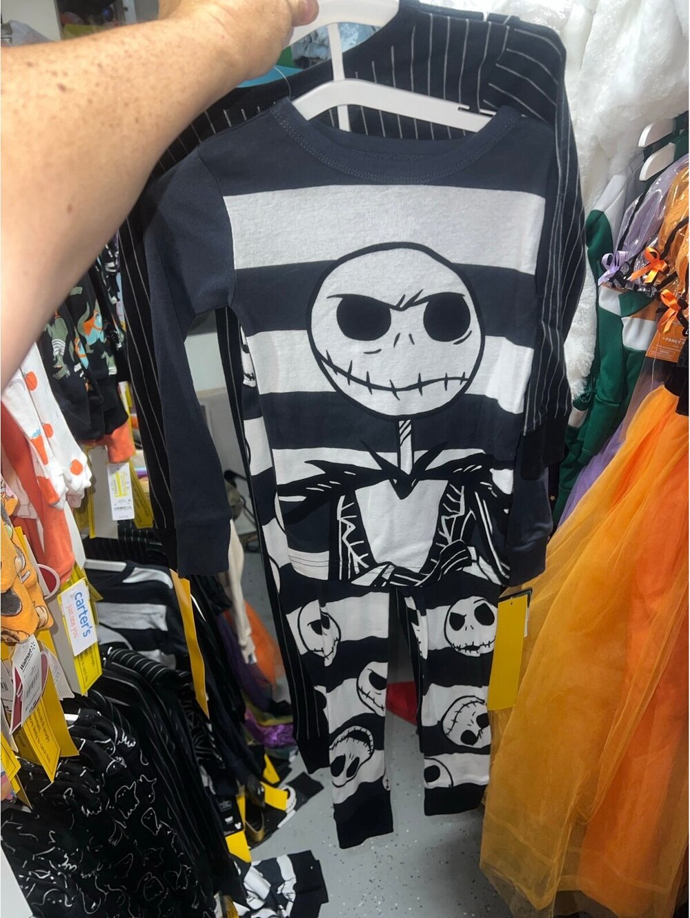 Kids Jack Skellington pajamas double pack size XS 4/5